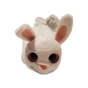 Little Tikes Springlings Surprise White Bunny with Pink Glitter Eyes 4"